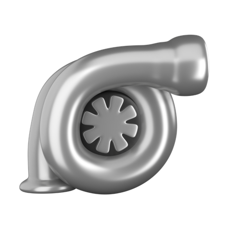 Car Exhaust  3D Icon
