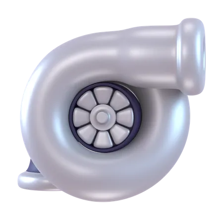 Car Exhaust  3D Icon