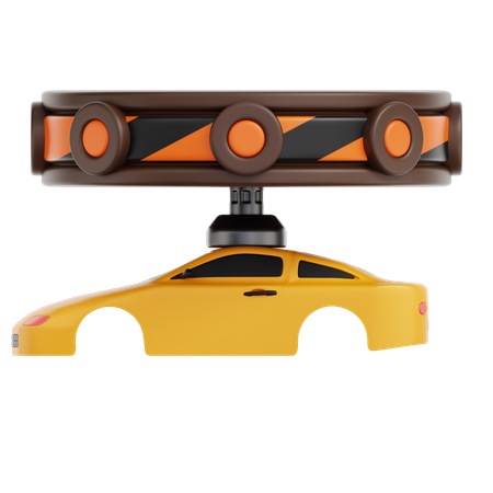 Car Factory  3D Icon