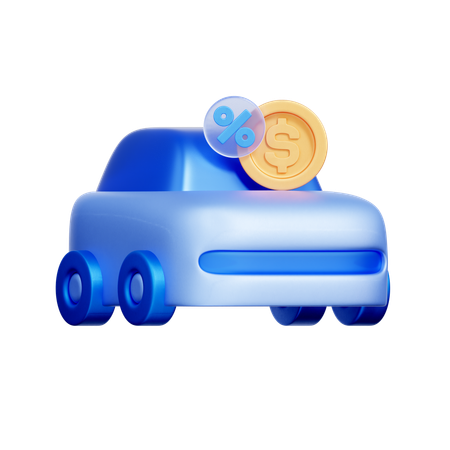 Car Finance  3D Icon
