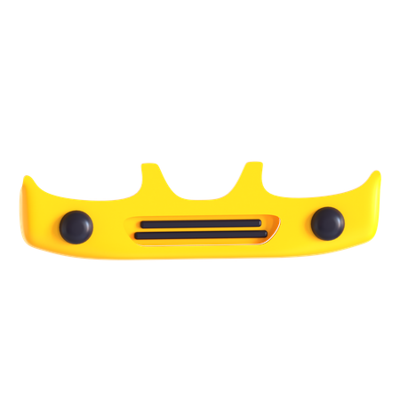 Car Front Bumper  3D Icon