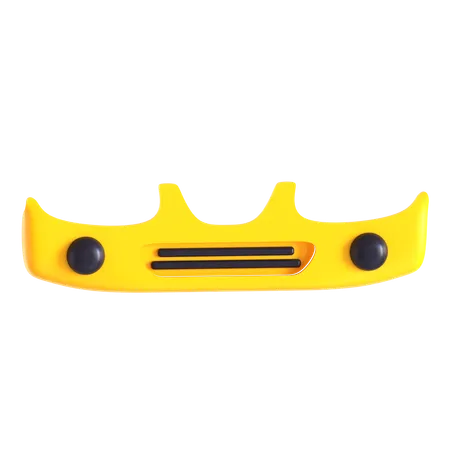 Car Front Bumper  3D Icon