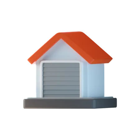 Car Garage  3D Icon