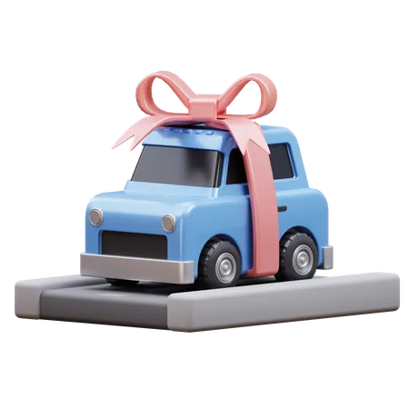 Car Gift 3 D Illustration 3D Icon