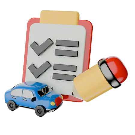 Car Inspection  3D Icon
