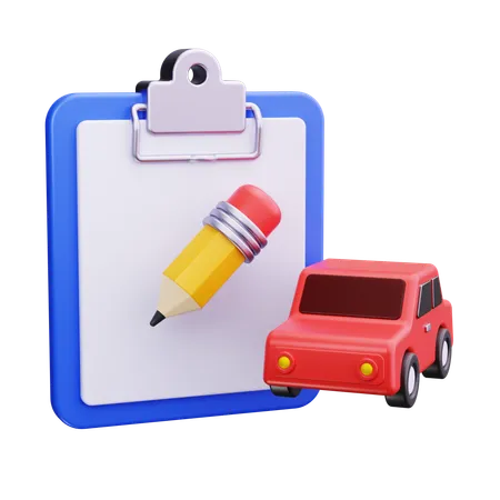 Car Inspection  3D Icon