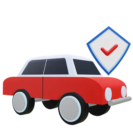 Car Insurance  3D Icon