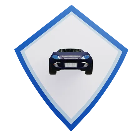 자동차 보험  3D Icon