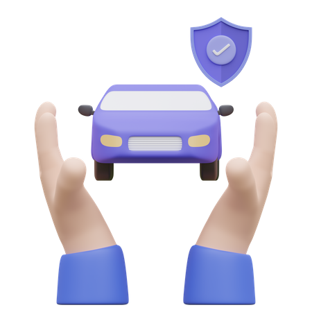 Car insurance  3D Icon