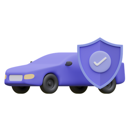 Car insurance  3D Icon