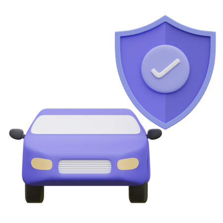 Car insurance  3D Icon