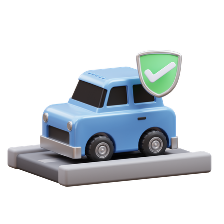 Car Insurance  3D Icon