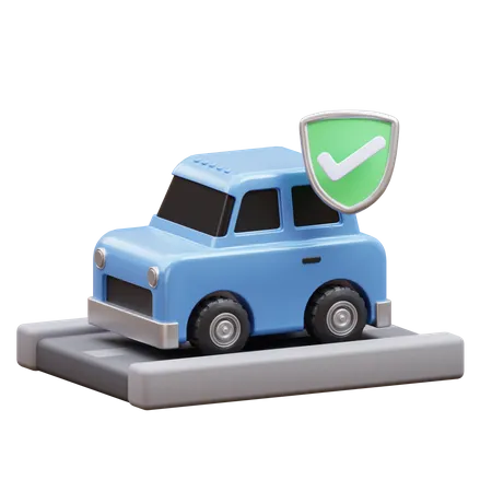 Car Insurance  3D Icon