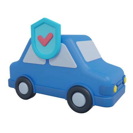 Car Insurance  3D Icon