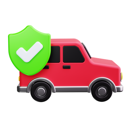 Car Insurance  3D Icon