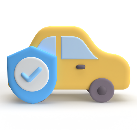 Car Insurance  3D Icon