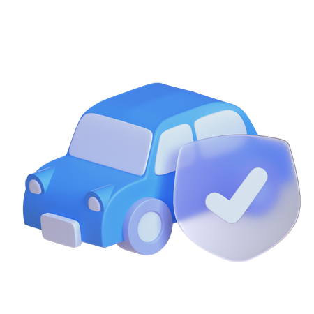 Car Insurance  3D Icon