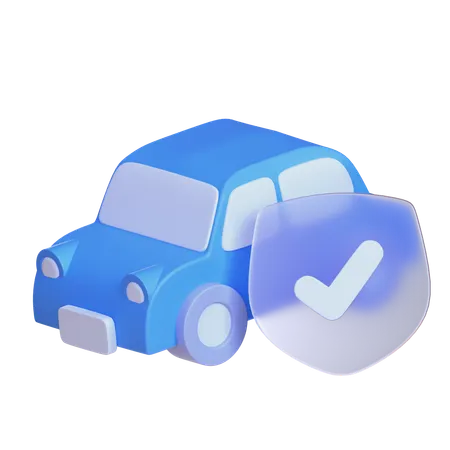 Car Insurance  3D Icon