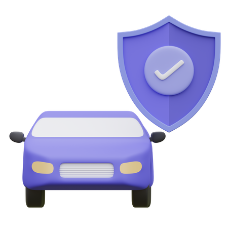 Car insurance  3D Icon