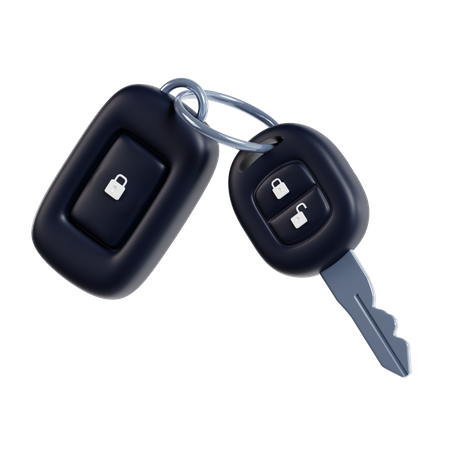 Car Key  3D Icon