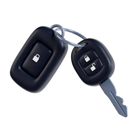 Car Key  3D Icon