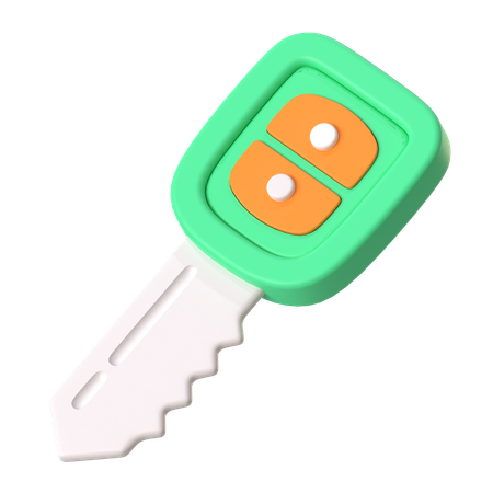 Car Key  3D Icon