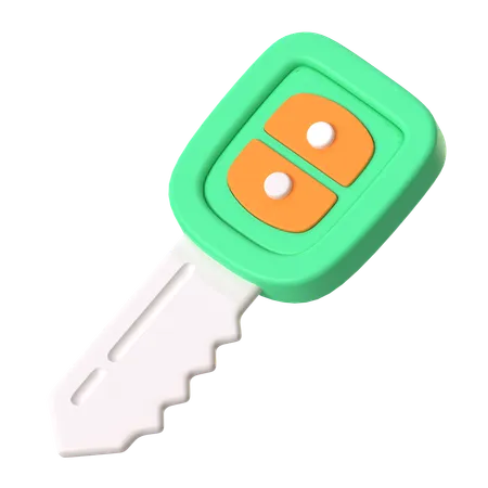 Car Key  3D Icon