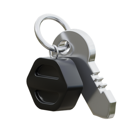 Car Key  3D Icon