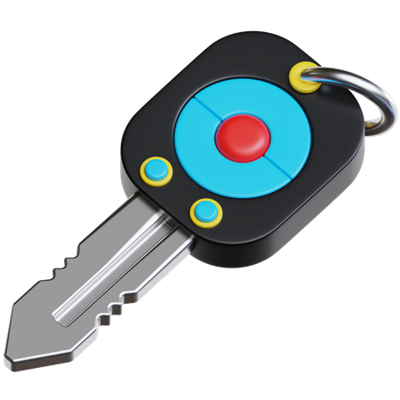 Car Key  3D Icon