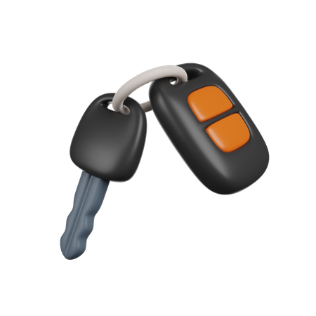 Car Key  3D Icon