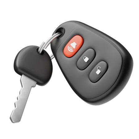 Car Key  3D Icon