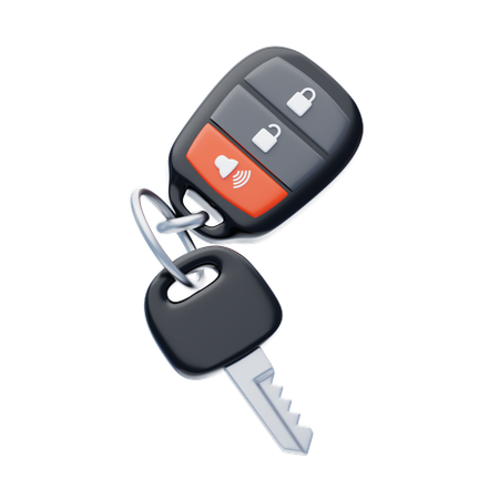 Car Key  3D Icon