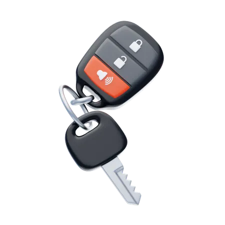 Car Key  3D Icon