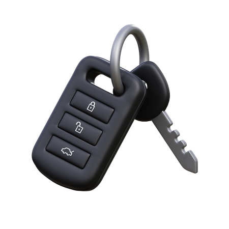 Car Key  3D Icon