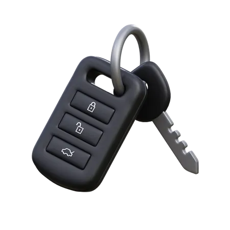 Car Key  3D Icon