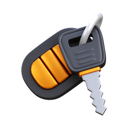 Car Key  3D Icon
