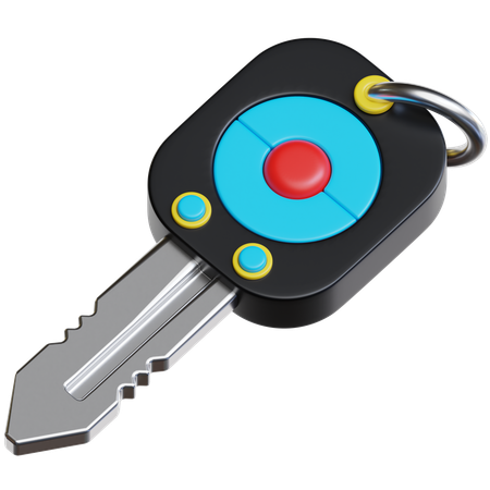 Car Key  3D Icon
