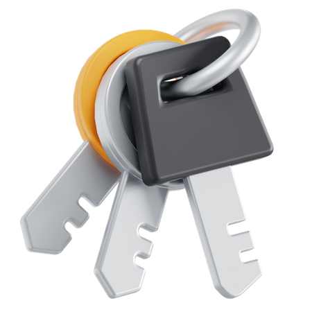 Car keys  3D Icon