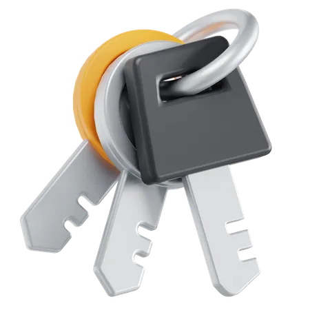 Car keys  3D Icon