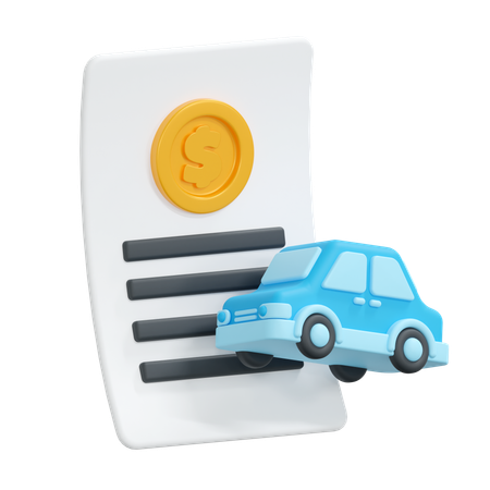 Car Loan  3D Icon
