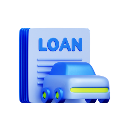 Car Loan  3D Icon