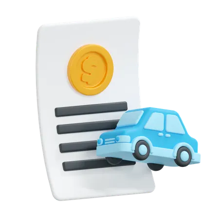 Car Loan  3D Icon