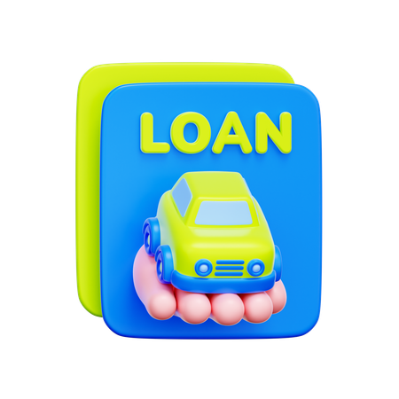 Car Loan  3D Icon