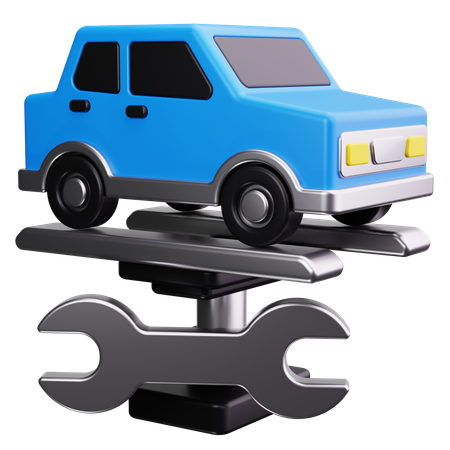 車の整備  3D Icon