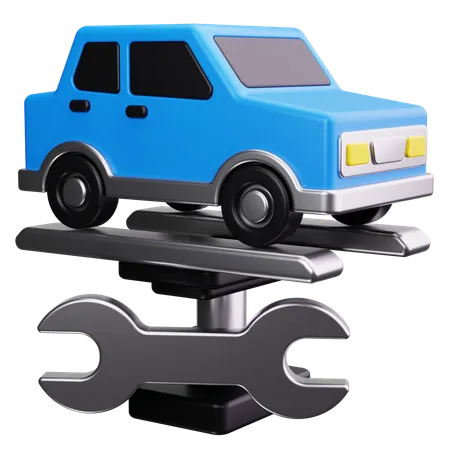 車の整備  3D Icon