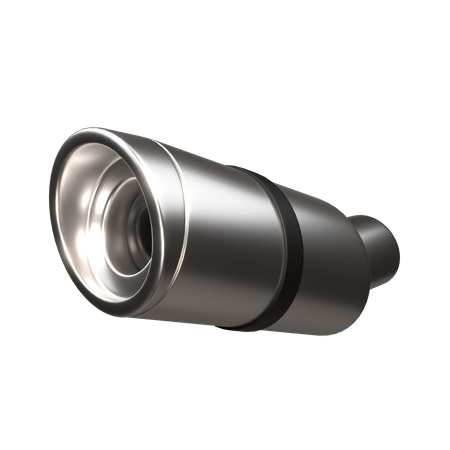 Car Muffler  3D Icon