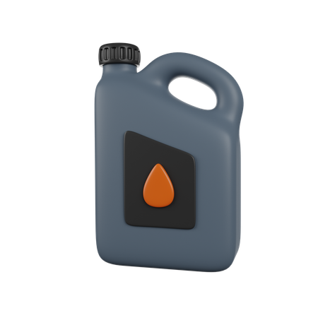 Car Oil Can  3D Icon