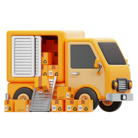 Car Package Arrived  3D Icon