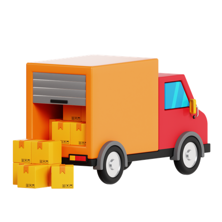 Car Package Arrived  3D Icon