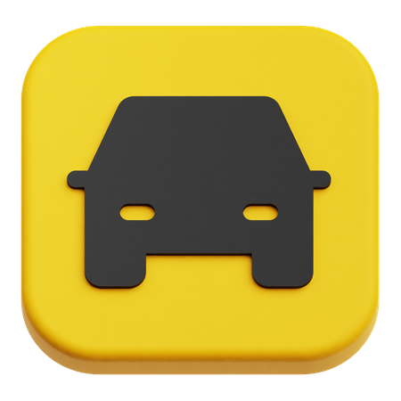 Car Parking  3D Icon